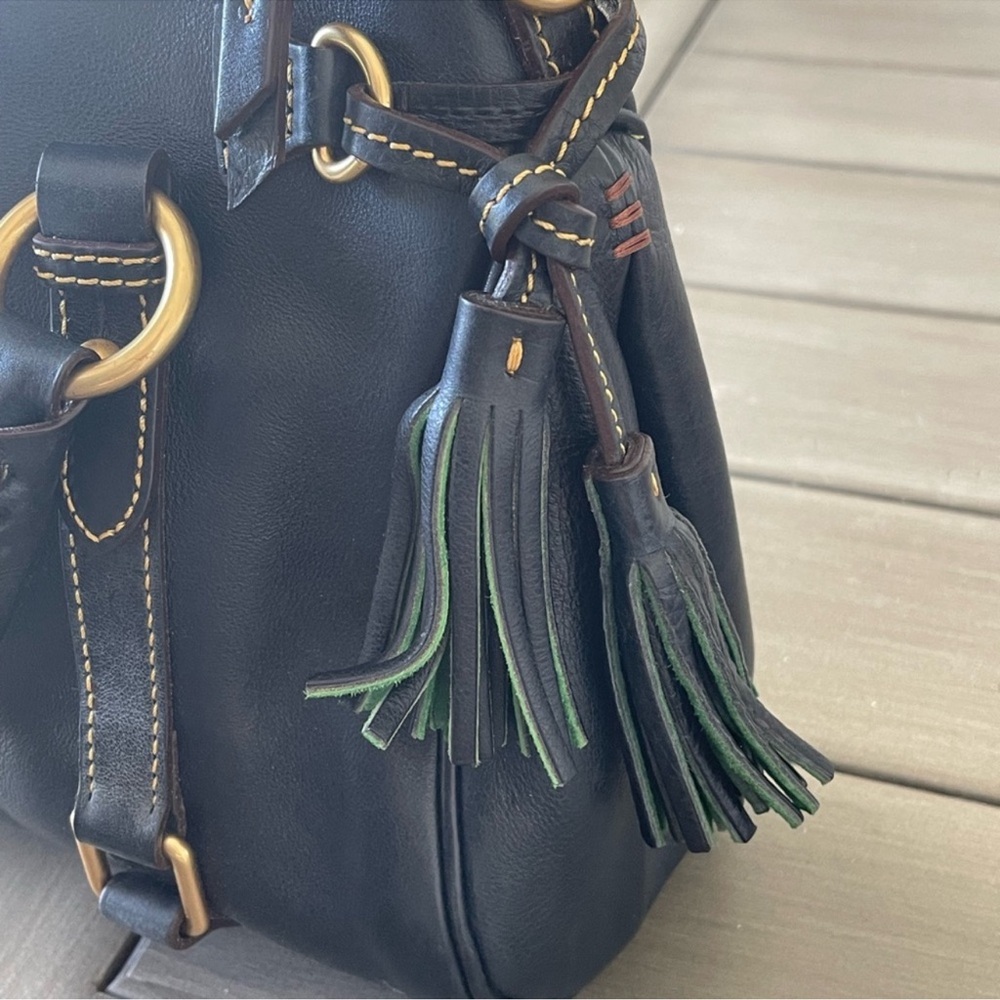Dooney & Bourke Navy Blue Florentine Satchel (Mini) - Picture 9 of 16